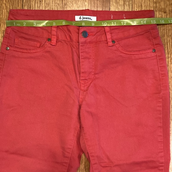 d. jeans Red Classic Denim Jeans Size 6 - Picture 4 of 9